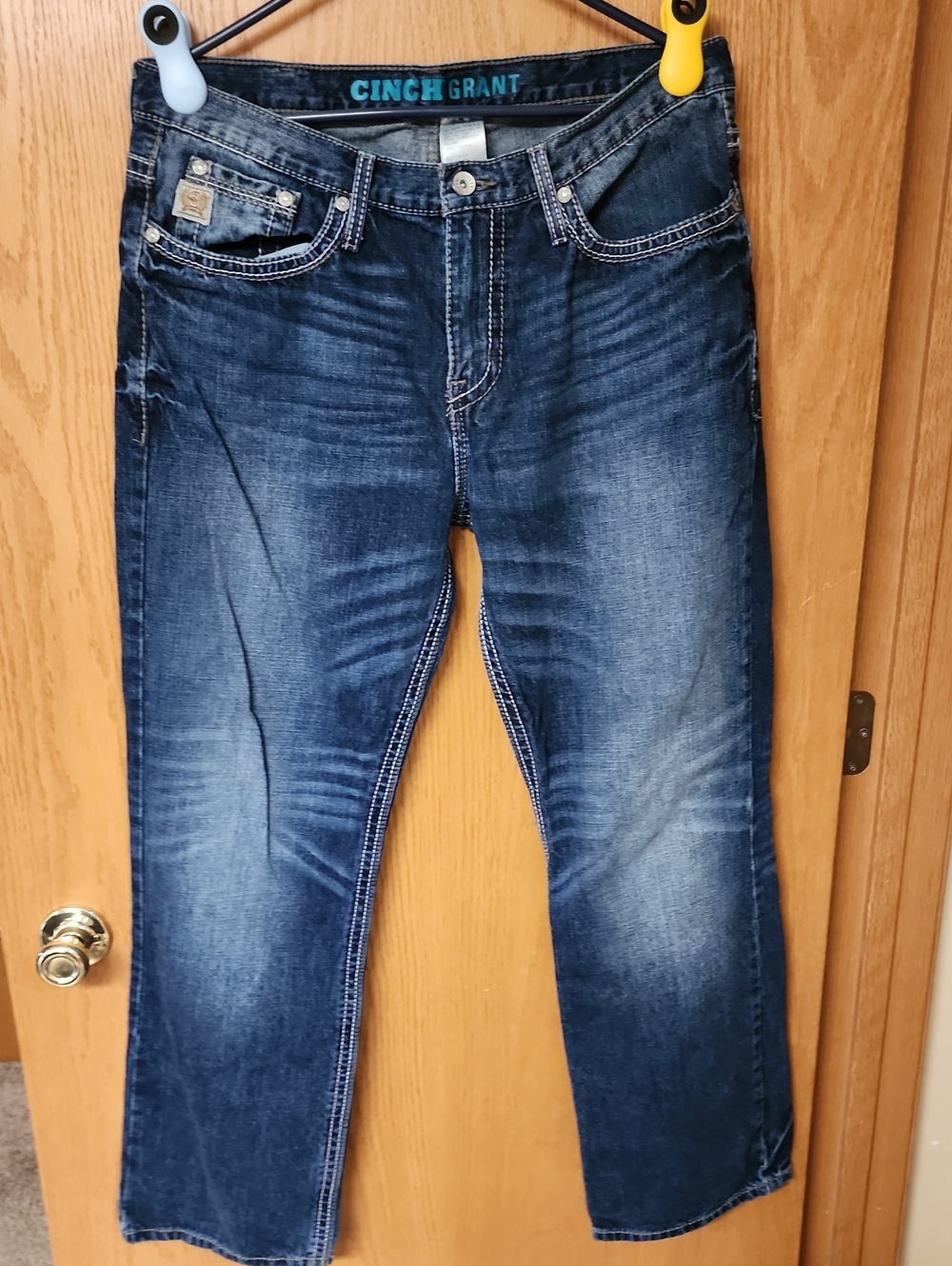 Cinch Grant western jeans mens 35x32 number 2009 - Picture 5 of 7